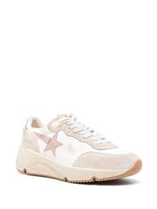 Golden Goose Running Sole sneakers met gerafeld-effect - Beige