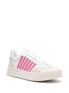 Dsquared2 Gestreepte sneakers - Wit