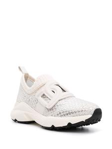 Tod's Kate metallic slip-on sneakers - Wit