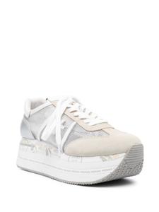 Premiata Beth sneakers met plateauzool - Grijs