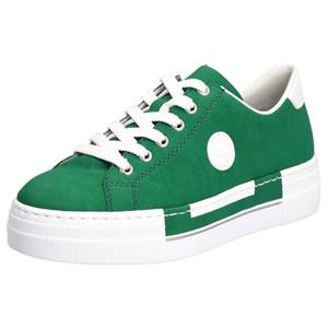 Rieker Sneakers met plateausool, vrijetijdsschoen, halfhoge schoen, veterschoen
