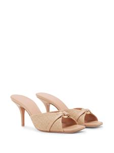 Malone Souliers Patricia 70mm jute mules - Beige