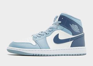 Jordan Air 1 Mid Dames - Blue- Dames