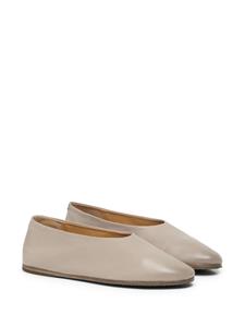 Marsèll Spatolona leather ballerina shoes - Beige