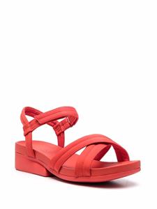 Camper Minikaah sandalen met gekruiste bandjes - Rood