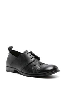 Moma Oxford geperforeerde leren schoenen - Zwart