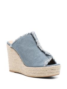 Castañer Fatima 110mm wedge mules - Blauw