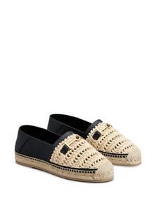 Tod's Geweven leren espadrilles - Zwart