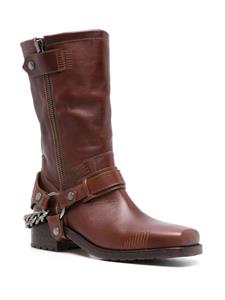 Zadig&Voltaire Igata leather boots - Bruin