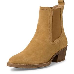 Tamaris Chelsea-boots blokhak, cowboylaarsjes, westernlaarsjes met elastiek