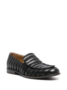 Moma Denver leren loafers - Zwart