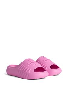 Dsquared2 Slippers met logo-reliëf en open neus - Roze