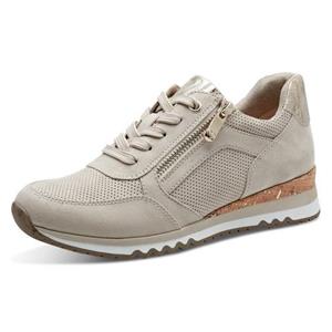 Marco Tozzi Sneakers met sleehak vrijetijdsschoen, lage schoen, veterschoen in vegan uitvoering