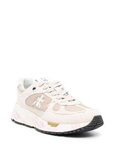 Premiata Mase sneakers met gerafeld effect - Beige