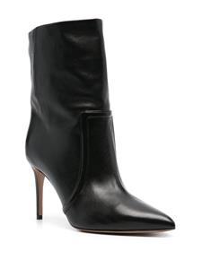Paris Texas Stilleto 85mm leather ankle boots - Zwart