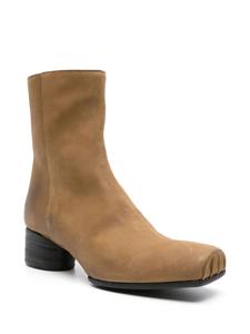 Uma Wang square-toe nubuck boots - Bruin