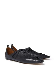 Stella McCartney lace-up loafers - Zwart