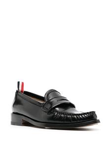 Thom Browne Leren loafers - Zwart