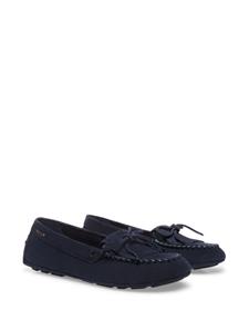 Bally tassel-detail suede loafers - Blauw