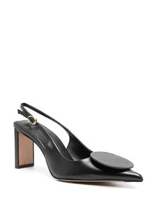 Jacquemus Les Slingbacks Duelo Hautes 80mm pumps - Zwart
