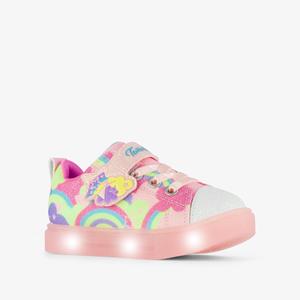 Skechers meisjes sneakers roze met lichtjes