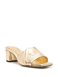 Alexander McQueen 55mm leather sandals - Goud