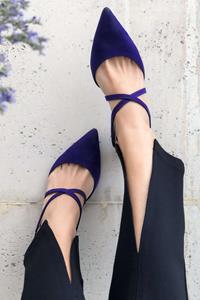 Momoc Damen vegan Cairo Viola Absatz Midi Vegan