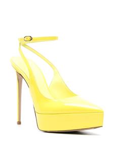 Le Silla Uma 140mm slingback pumps - Geel