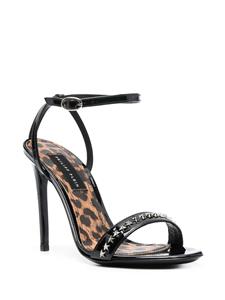 Philipp Plein Sandalen met sterren studs - Zwart