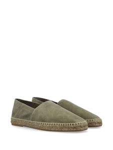 TOM FORD slip-on leather espadrilles - Groen