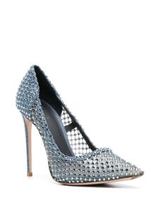 Le Silla Gilda pumps verfraaid met kristallen - Blauw