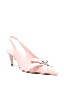 Ferragamo Brilda 55 mm lakleren pumps - Roze