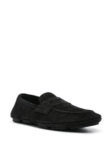 Dolce & Gabbana logo-plaque suede loafers - Zwart