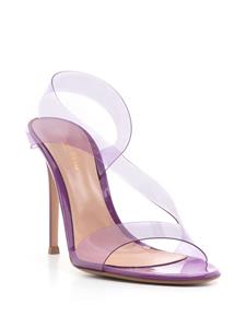Gianvito Rossi Metropolis doorzichtige sandalen - Paars