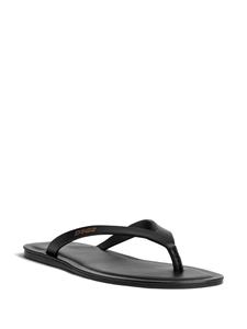 Dsquared2 Leren teenslippers - Zwart