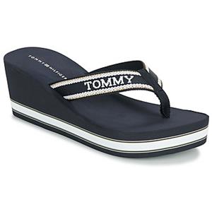Tommy Hilfiger Dianette "HILFIGER WEDGE BEACH SANDAL", mit modischem Keilabsatz