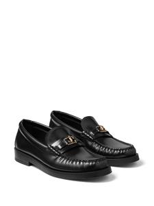 Jimmy Choo Addie leren loafers - Zwart