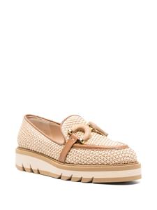 Roberto Festa Ginevra woven loafers - Bruin