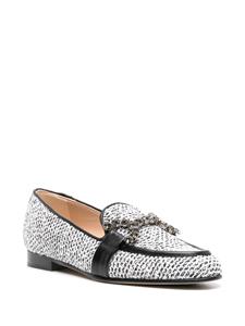 Roberto Festa Joys tweed loafers - Zwart