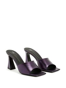 giuseppezanotti Giuseppe Zanotti Solhene leren muiltjes - Paars