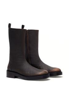 Courrèges Rider Patina leren laarzen - Bruin