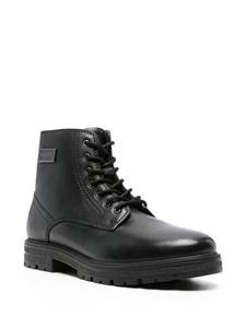 Bugatti Zaru leather ankle boots - Zwart