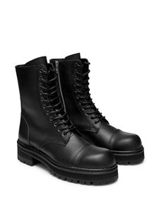 Junya Watanabe MAN leather ankle boots - Zwart