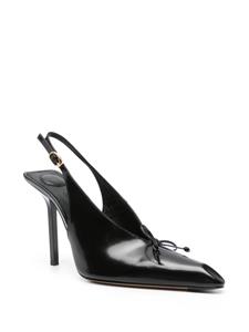 Jacquemus 100mm Cubisto leather pumps - Zwart