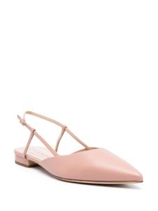 Casadei pointed-toe slingback ballerina - Roze