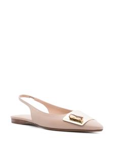 Roberto Festa Rex slingback ballerina shoes - Beige