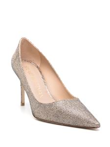 Stuart Weitzman Stuart 85mm glitter pumps - Goud