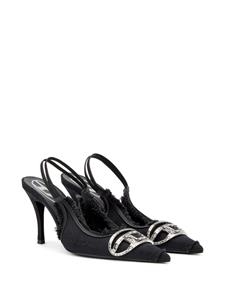 Diesel D-Venus slingback pumps - Zwart