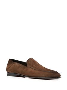 Santoni Suède loafers - Bruin