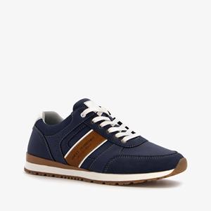 Blue Box heren sneakers blauw/bruin